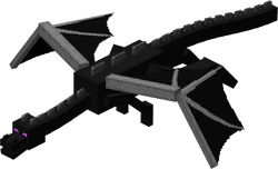 The ender dragon.