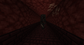 A wither skeleton in a nether fortress.