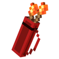 Flaming quiver icon.