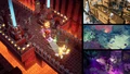 Another collage of the four DLC's that are included in the season pass, with extra emphasis on the Flames of the Nether DLC image.