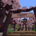 The entrance to the Cherry Grove.