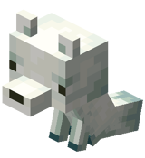 Sitting Baby Snow Fox