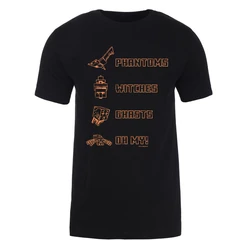 "Phantoms and Witches and Ghasts, Oh My," an officially licensed T-Shirt.