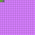 Initial terrain.png, from February 9, 2009 Has grass blocks and "cobblestone" (although probably just the old stone texture)