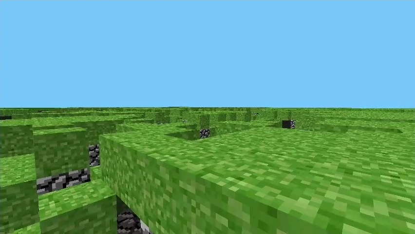 Classic minecraft gameplay