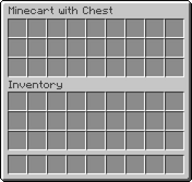 Minecart with Chest GUI