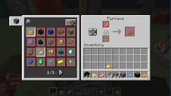 First look at smelting recipes in the recipe book.