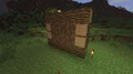 Early developer image of sideways logs.