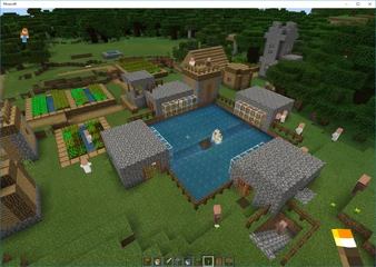 Iron golem farm village