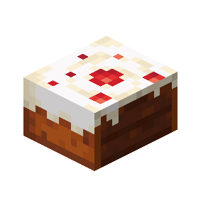 minecraft cake in game crafting