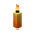 Orange Candle (lit) JE2