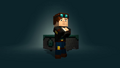 The render created for Dan's portrait.