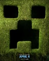 Teaser poster, featuring a Creeper face.