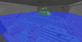 Ocean monument that is generated underground in an amplified world.