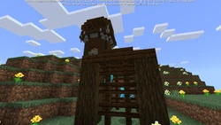 Some allays trapped in an outpost cage.