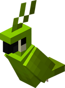 Sitting Green Parrot.png
