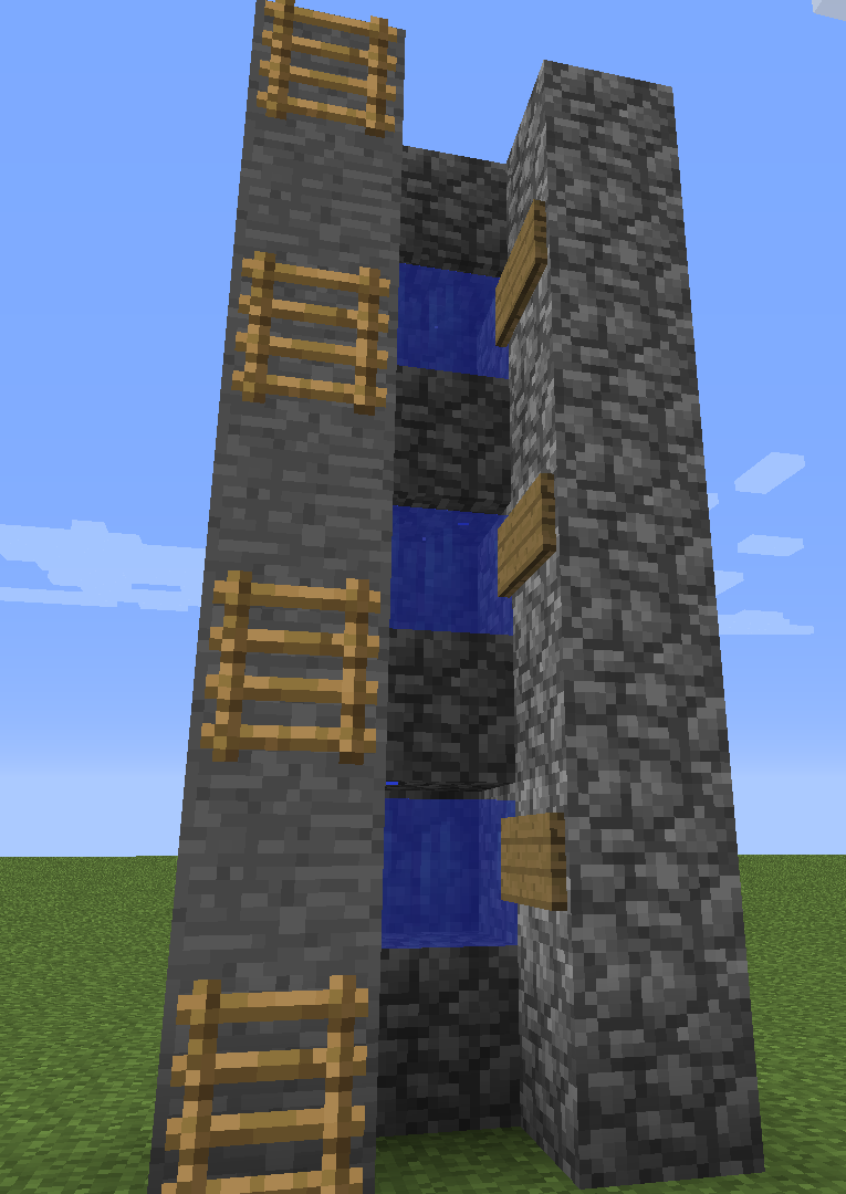 how to make a ladders in minecraft pc