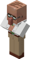 A librarian, as depicted in the City texture pack.