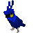 Dancing Blue Parrot.gif