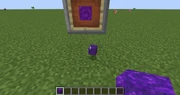 Cubic item model for nether portal.