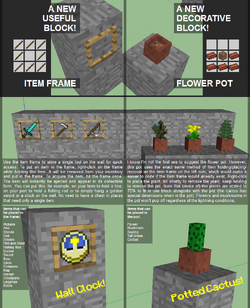 Flower Pot Official Minecraft Wiki Flower pots can only be placed on top of a solid block. flower pot official minecraft wiki