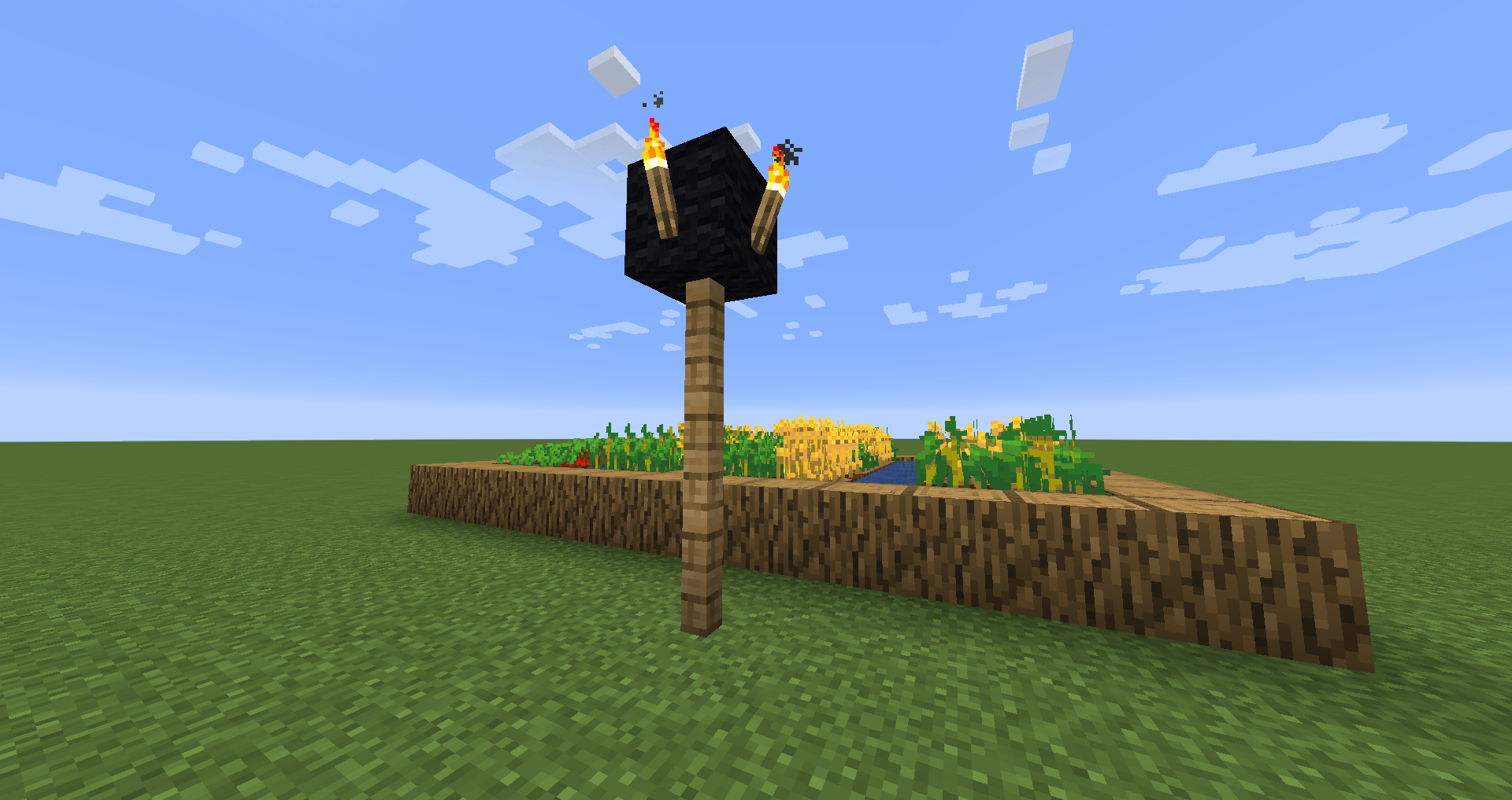 Village Structure Old Blueprints Lamp Post Official Minecraft Wiki