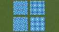 A few 36m² light blue terracotta patterns.