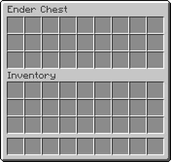 Ender chest progression