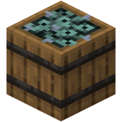 How the fish-filled barrel with the aforementioned texture as the top would look in-game.