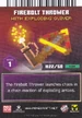 Firebolt Thrower Card Back MCDA