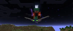 Noor riding a phantom.