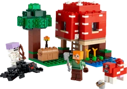 LEGO Minecraft Mushroom House set.
