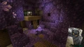 Amethyst geode with mineshaft and 2 cave spider spawners.