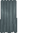 Straight curtain.