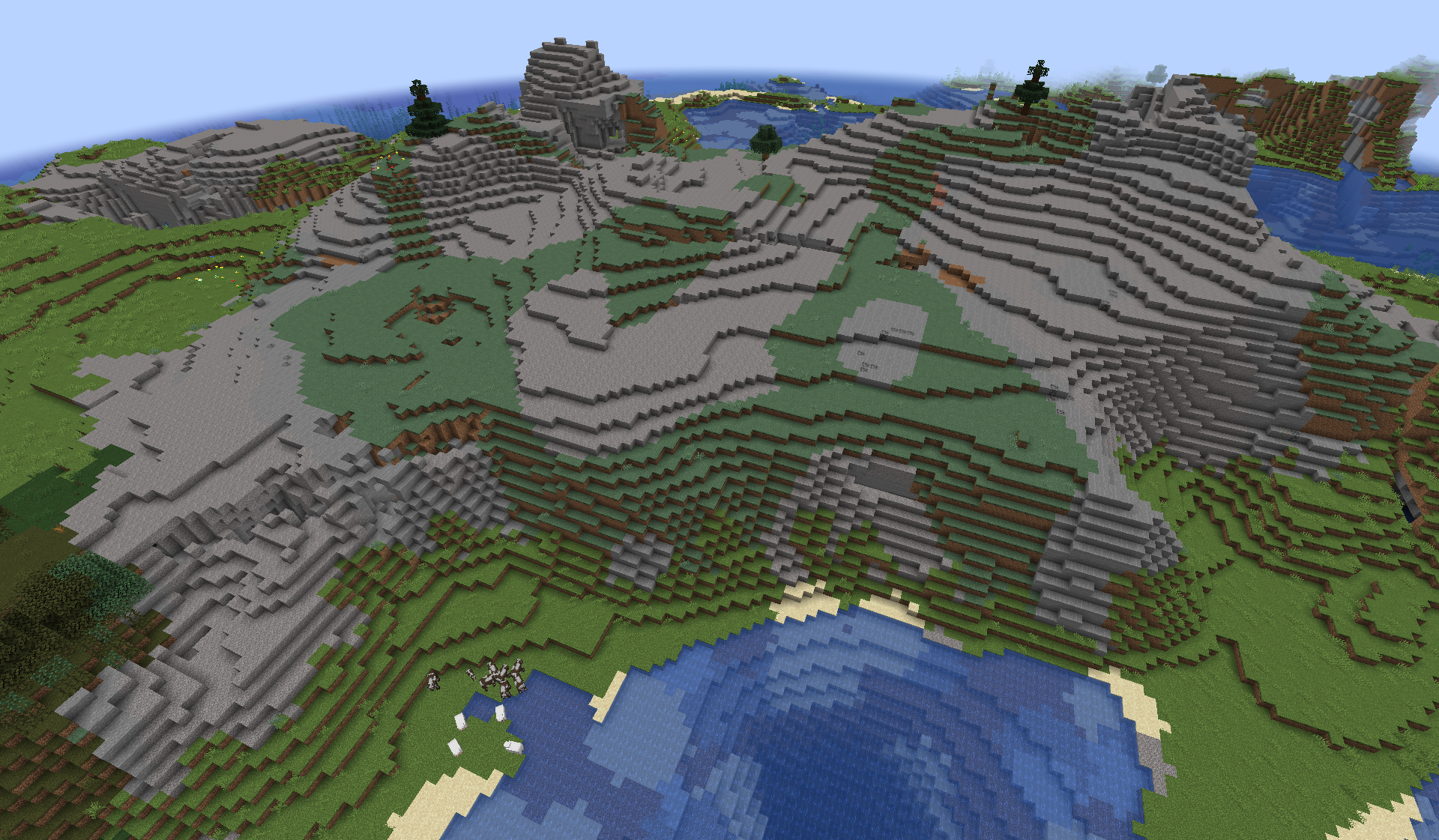 Minecraft 1.7 Snapshot: Sky World, New Biomes, Ice Spikes, Mega