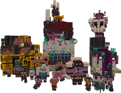 Pixel Papercraft - Piglin Hunters