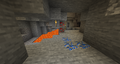 Lapis lazuli ore can generate as a single block.