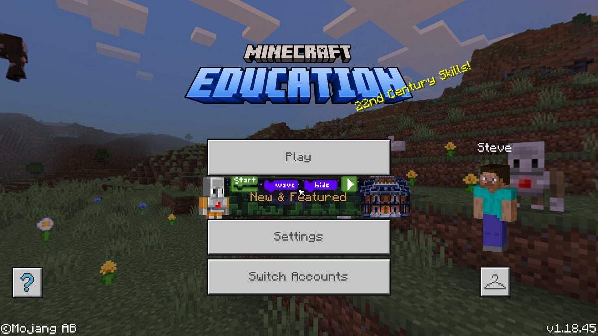 Download Minecraft Education Edition Classroom Scene Wallpaper