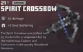 The soul crossbow was originally called the "spirit crossbow".