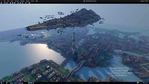 Google 3d Earth. Amsterdam, The - Minecraft Worldeditor