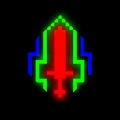 The shine pattern for Dynamo's melee enchantment icon.