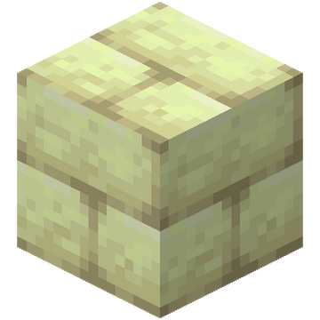 The texture on the chiseled stone bricks in Minecraft doesn't