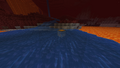 Historically there have been many glitches enabling water to be placed in the Nether.