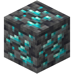 come disegnare un minerale di diamante di Minecraft