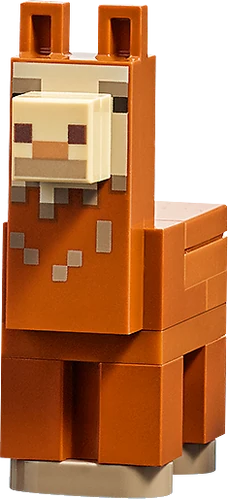 LEGO Minecraft brown llama minifigure.