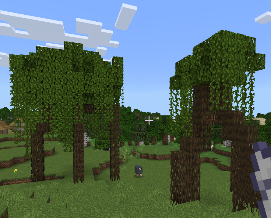 TIL that Podzol only spawns underneath the leaves of 2x2 trees in