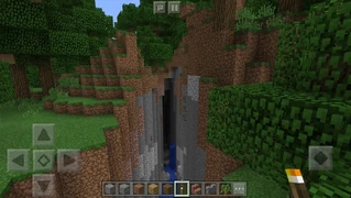 A ravine in bedrock edition.