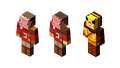 Skins from the Builders & Biomes skin pack.