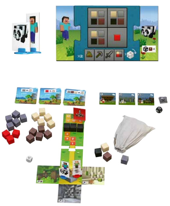 Ravensburger Minecraft: Builders & Biomes Strategy Board Game Family 2-4  Players