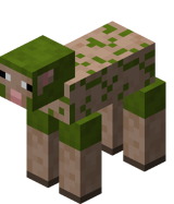 Sheared Green Sheep